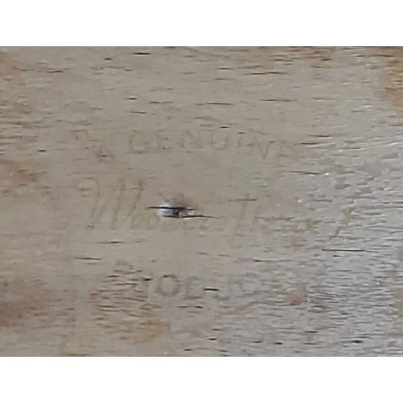 Vintage Wooden Decorative "Give Us This Day Our Daily Bread" Brown Plate Plaque - Picture 6 of 6